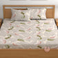 CHHAVI INDIA 210 TC Microfiber Printed Double Bedsheet With 2 Pillow Covers