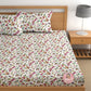 CHHAVI INDIA 210 TC Microfiber Printed Double Bedsheet With 2 Pillow Covers