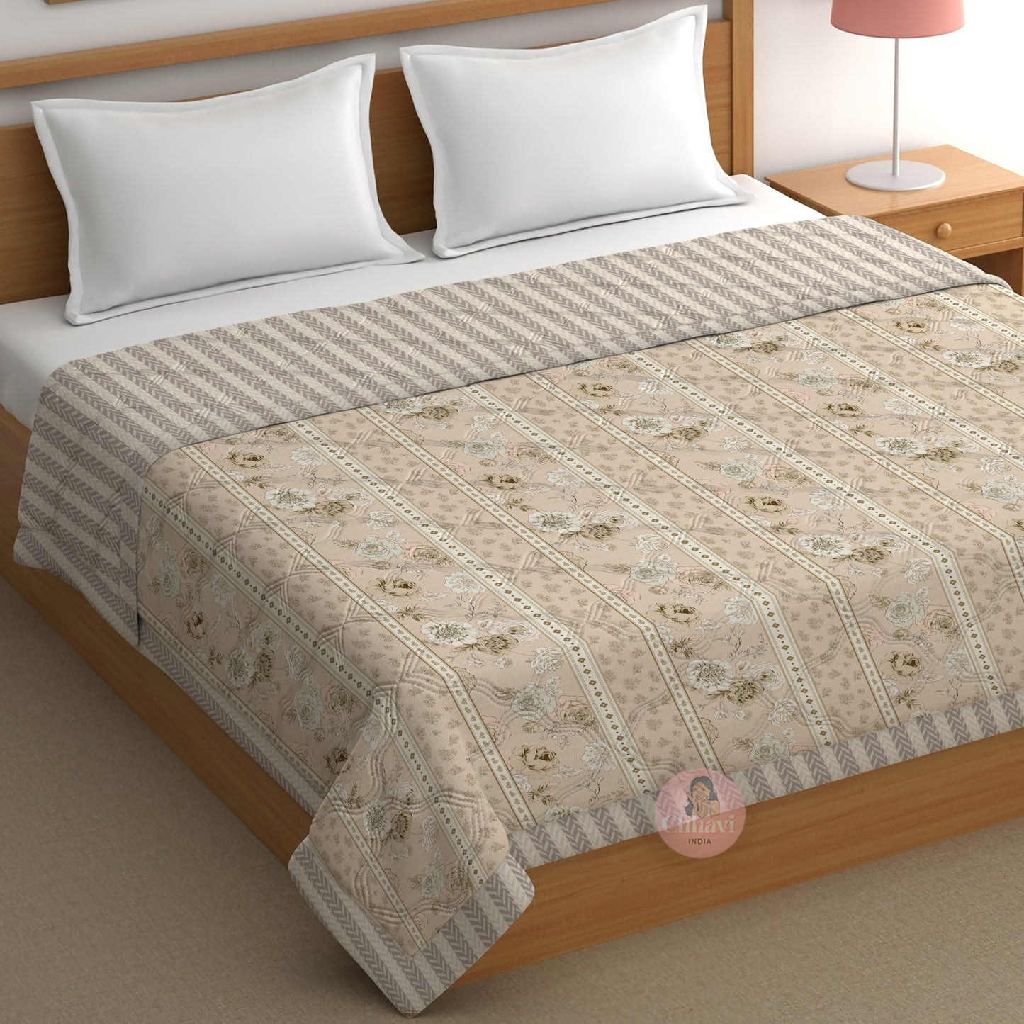 CHHAVI INDIA Printed Double Comforter for AC Room