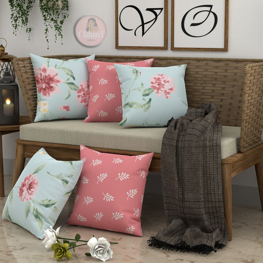 CHHAVI INDIA Microfiber Cushions Cover
