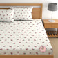 CHHAVI INDIA 210 TC Microfiber Printed Double Bedsheet With 2 Pillow Covers