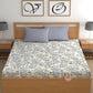 CHHAVI INDIA 210 TC Microfiber Printed King Size Bedsheet With Pillow Covers