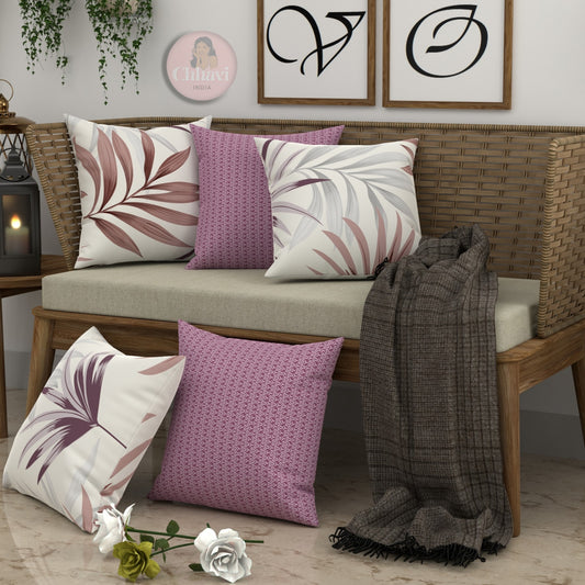 CHHAVI INDIA Microfiber Cushions Cover