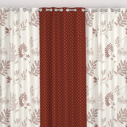 CHHAVI INDIA DESIGNER PRINTED DOOR CURTAIN PACK OF 3