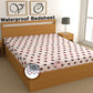 CHHAVI INDIA 210 TC Microfiber Waterproof Printed Fitted (Elastic) Bedsheet