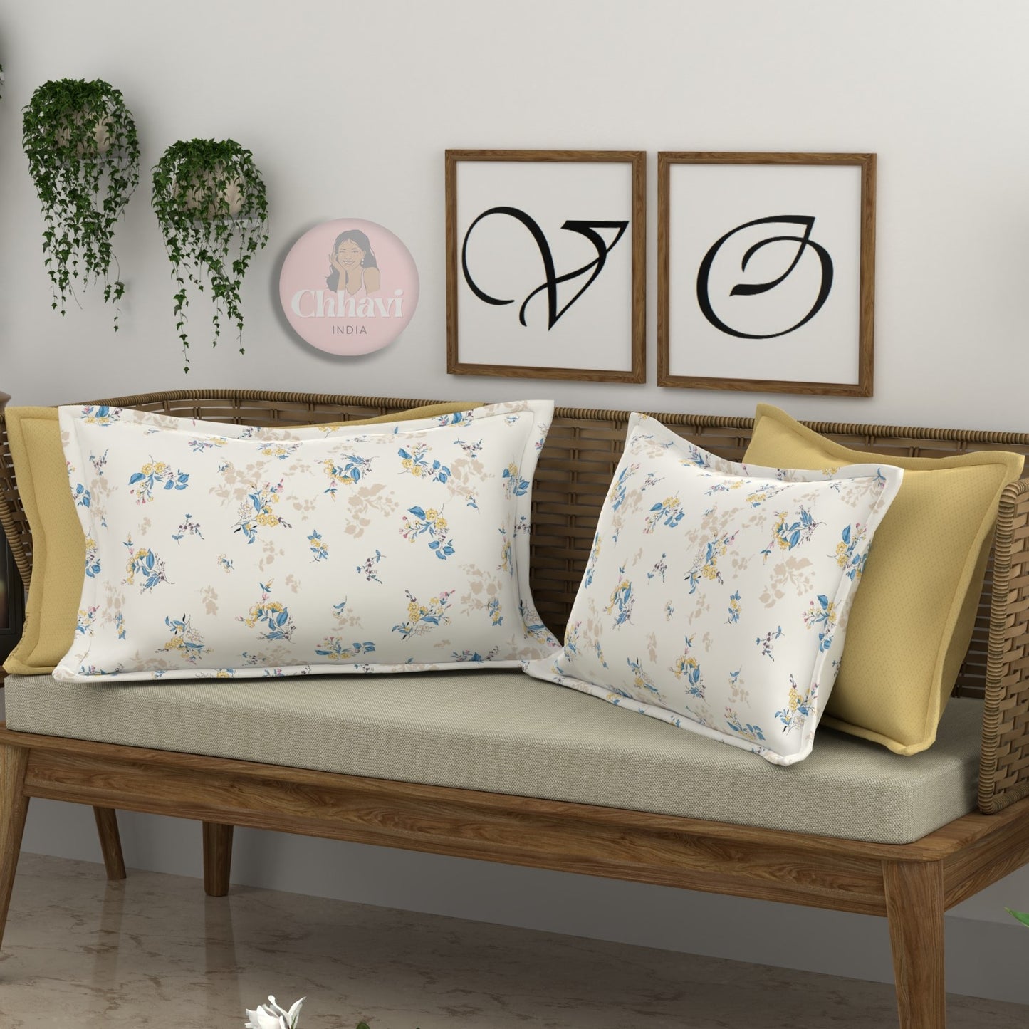 CHHAVI INDIA Microfiber Pillow Cover