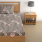 CHHAVI INDIA 180 TC Microfiber Printed Single Bedsheet With 1 Pillow Cover