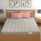 CHHAVI INDIA 210 TC Microfiber Printed King Size Bedsheet With Pillow Covers