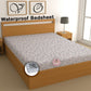 CHHAVI INDIA 210 TC Microfiber Waterproof Printed Fitted (Elastic) Bedsheet
