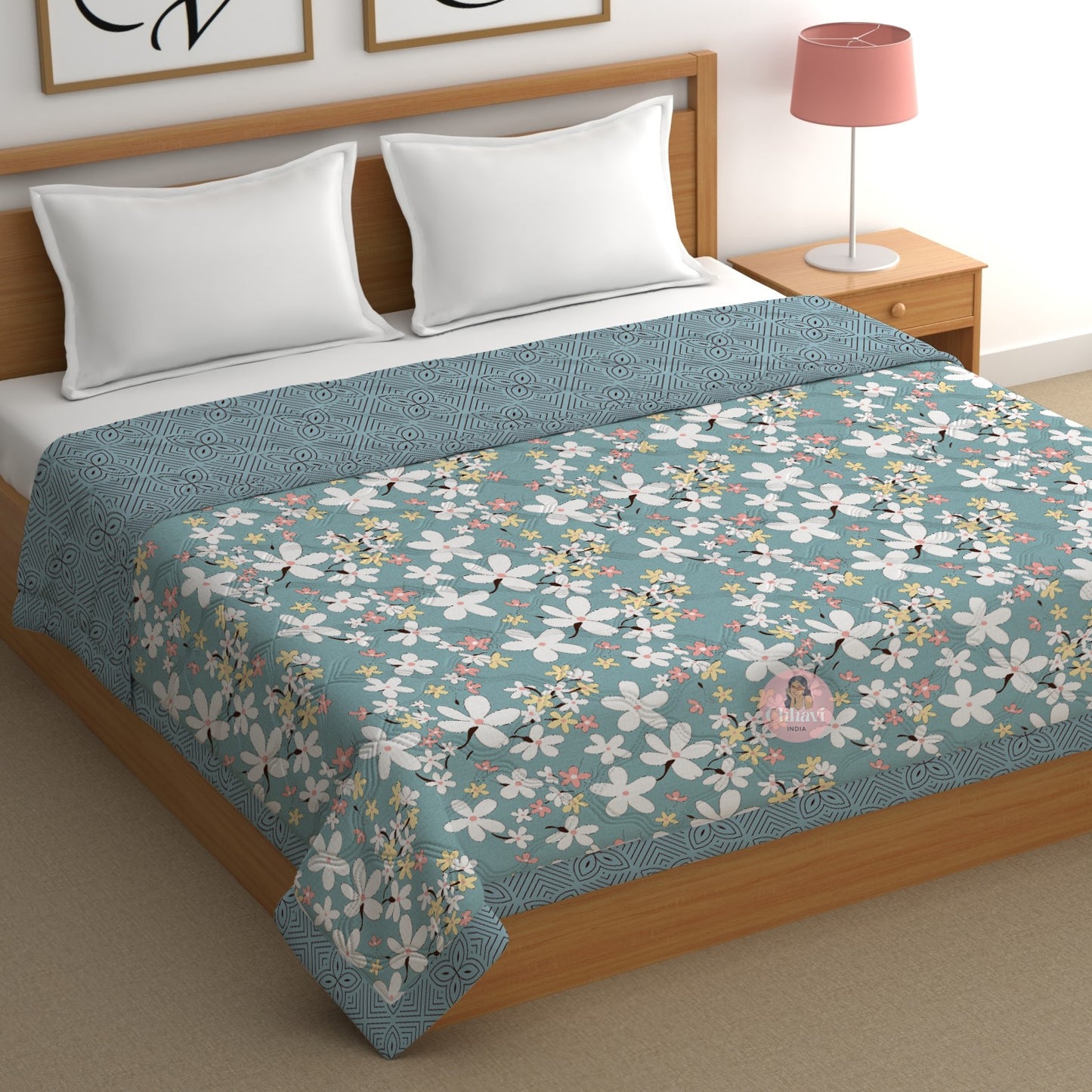 CHHAVI INDIA Printed Double Comforter for AC Room