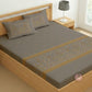 CHHAVI INDIA 210 TC Microfiber Printed King Size Bedsheet With 2 Pillow Covers