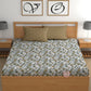 CHHAVI INDIA 210 TC Microfiber Printed King Size Bedsheet With 2 Pillow Covers