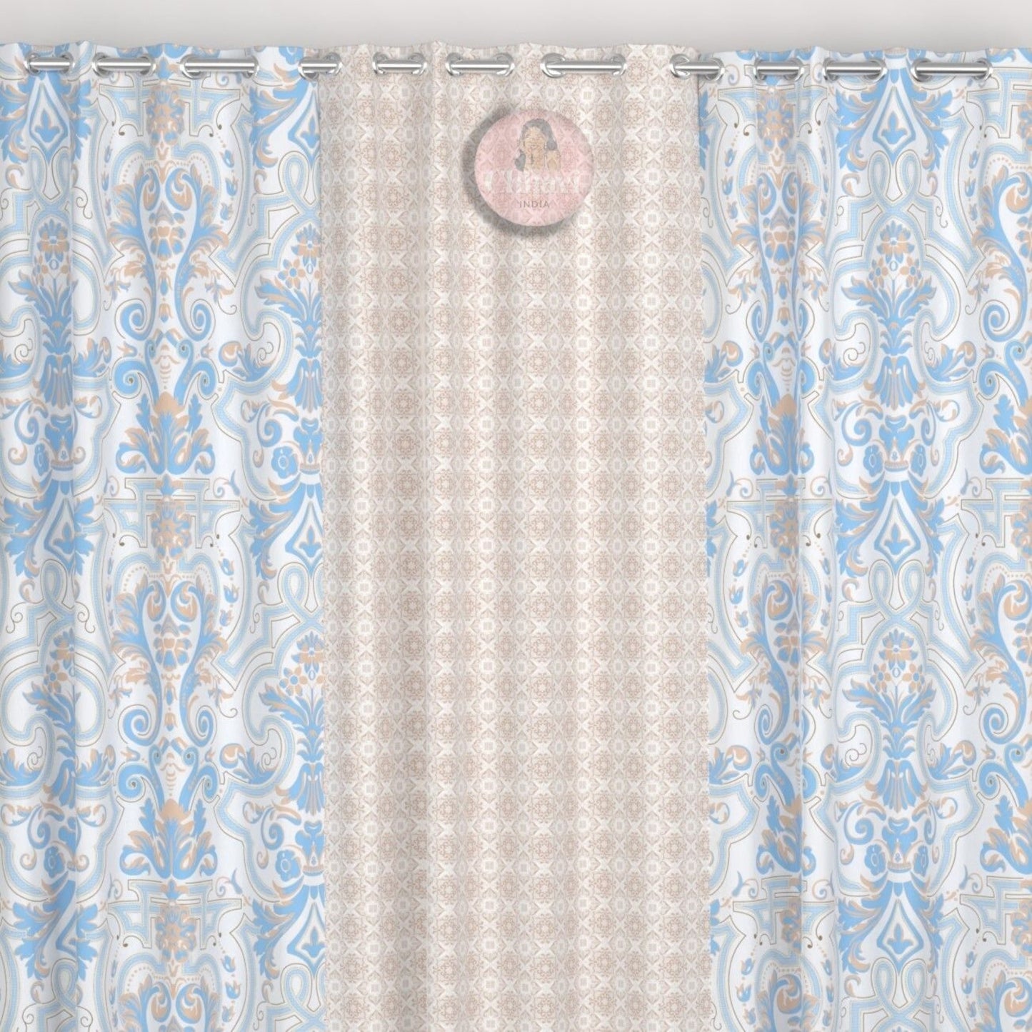 CHHAVI INDIA DESIGNER PRINTED DOOR CURTAIN PACK OF 3