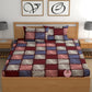 CHHAVI INDIA 210 TC Microfiber Printed Double Bedsheet With Pillow Covers
