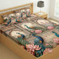 CHHAVI INDIA 210 TC Microfiber Printed King Size Bedsheet With 2 Pillow Covers