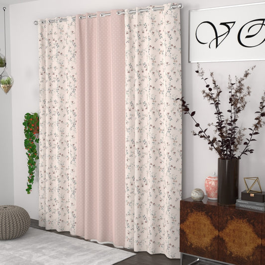 CHHAVI INDIA DESIGNER PRINTED DOOR CURTAIN PACK OF 3