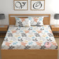 CHHAVI INDIA 210 TC Microfiber Printed Double Bedsheet With 2 Pillow Covers