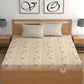 CHHAVI INDIA 210 TC Microfiber Printed King Size Bedsheet With Pillow Covers