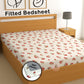 CHHAVI INDIA 210 TC Microfiber Waterproof Printed Fitted (Elastic) Bedsheet