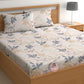 CHHAVI INDIA 180 TC Microfiber Printed Double Bedsheet With 2 Pillow Covers