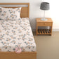 CHHAVI INDIA 180 TC Microfiber Printed Single Bedsheet With 1 Pillow Cover