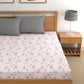 CHHAVI INDIA 210 TC Microfiber Printed King Size Bedsheet With Pillow Covers