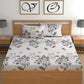 CHHAVI INDIA 210 TC Microfiber Printed Double Bedsheet With Pillow Covers