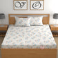 CHHAVI INDIA 210 TC Microfiber Printed Double Bedsheet With Pillow Covers