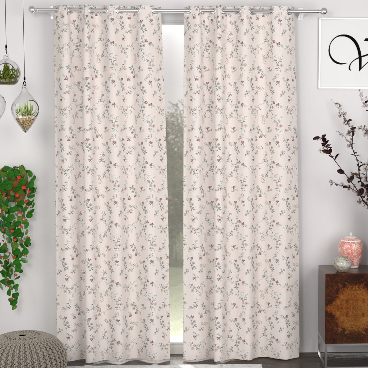 CHHAVI INDIA DESIGNER PRINTED DOOR CURTAIN PACK OF 2