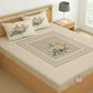 CHHAVI INDIA 210 TC Microfiber Printed King Size Bedsheet With 2 Pillow Covers