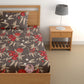 CHHAVI INDIA 180 TC Microfiber Printed Single Bedsheet With 1 Pillow Cover