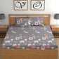 CHHAVI INDIA 210 TC Microfiber Printed Double Bedsheet With Pillow Covers