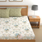 CHHAVI INDIA 210 TC Microfiber Printed King Size Bedsheet With Pillow Covers