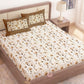 CHHAVI INDIA 210 TC Microfiber Printed King Size Bedsheet With Pillow Covers