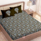 CHHAVI INDIA 210 TC Microfiber Printed King Size Bedsheet With Pillow Covers