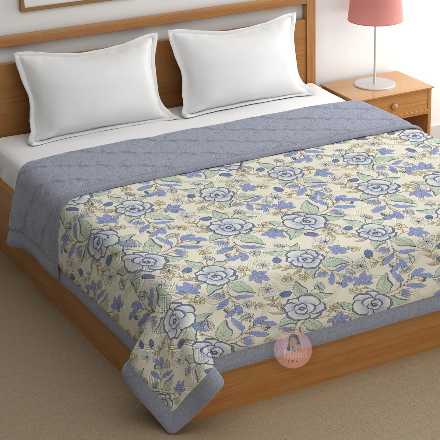 CHHAVI INDIA Printed Double Comforter for AC Room