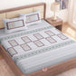CHHAVI INDIA 210 TC Microfiber Printed King Size Bedsheet With Pillow Covers
