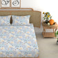 CHHAVI INDIA 210 TC Microfiber Printed King Size Bedsheet With Pillow Covers