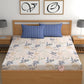 CHHAVI INDIA 210 TC Microfiber Printed King Size Bedsheet With 2 Pillow Covers