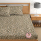 CHHAVI INDIA 210 TC Microfiber Printed Double Bedsheet With 2 Pillow Covers