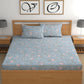 CHHAVI INDIA 210 TC Microfiber Printed King Size Bedsheet With Pillow Covers