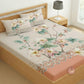 CHHAVI INDIA 210 TC Microfiber Printed King Size Bedsheet With 2 Pillow Covers