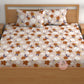 CHHAVI INDIA 180 TC Microfiber Printed Double Bedsheet With 2 Pillow Covers