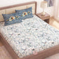 CHHAVI INDIA 210 TC Microfiber Printed King Size Bedsheet With Pillow Covers