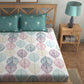 CHHAVI INDIA 210 TC Microfiber Printed King Size Bedsheet With 2 Pillow Covers