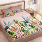 CHHAVI INDIA 210 TC Microfiber Printed King Size Bedsheet With Pillow Covers