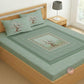 CHHAVI INDIA 210 TC Microfiber Printed King Size Bedsheet With 2 Pillow Covers