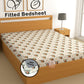 CHHAVI INDIA 210 TC Microfiber Waterproof Printed Fitted (Elastic) Bedsheet