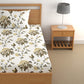 CHHAVI INDIA 180 TC Microfiber Printed Single Bedsheet With 1 Pillow Cover