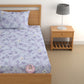 CHHAVI INDIA 180 TC Microfiber Printed Single Bedsheet With 1 Pillow Cover